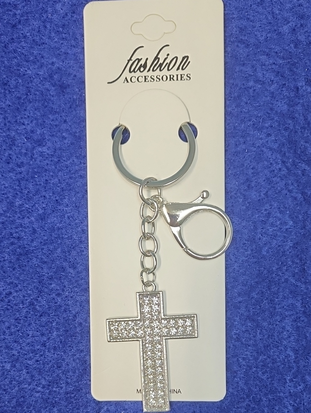 Silver Cross Keychain!
